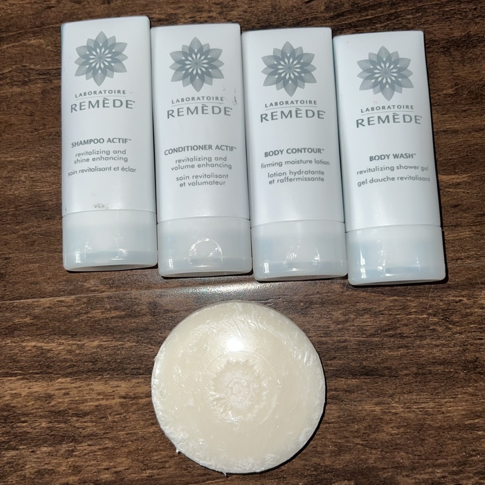 5 Laboratoire Remede Body Contour Lotion Body Bar Cleansing Soap Wash Shampoo